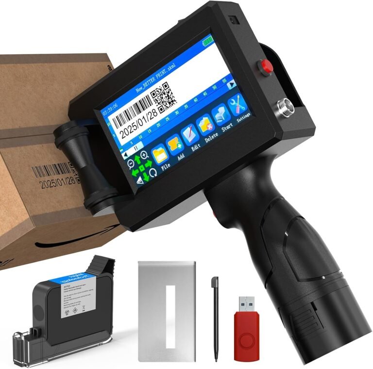 Handheld Inkjet Printer for Industrial Labeling and Surface Marking