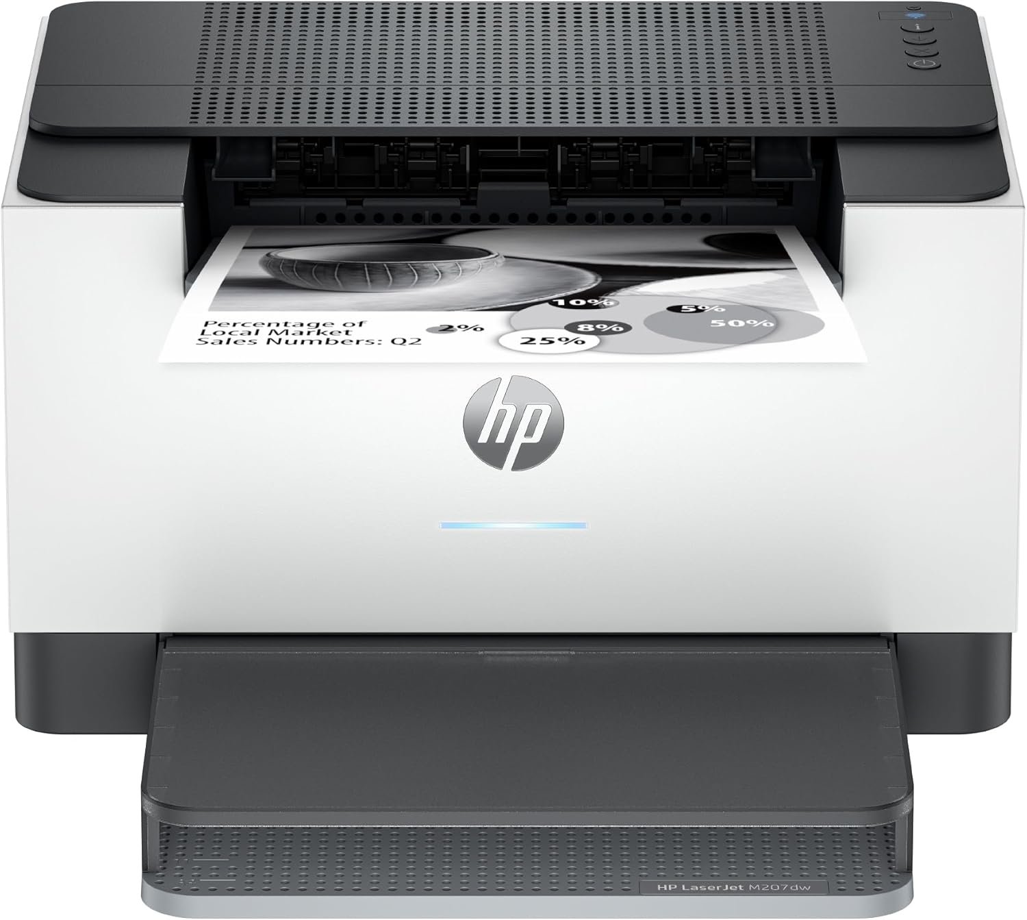 HP Laserjet M207dw Laser Wireless Printer, Black and White, Duplex, Best for Office