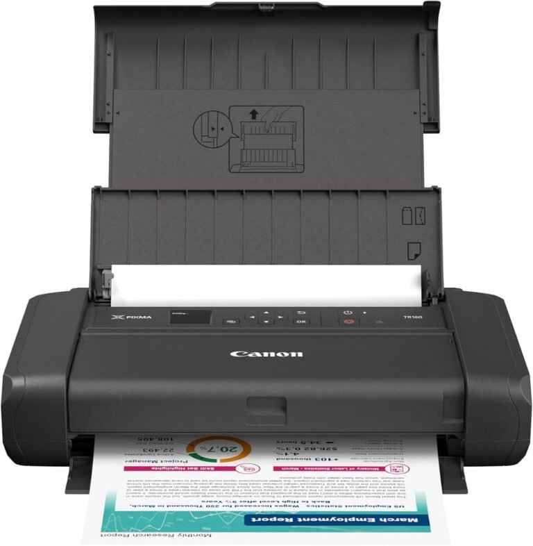 Canon PIXMA TR160 Wireless Portable Printer Review: Portability Meets Print Quality