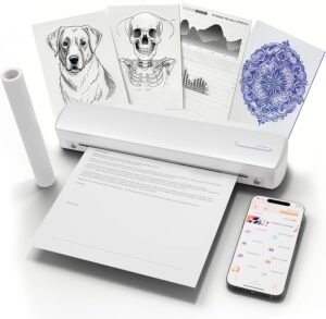 C80 Portable Inkless Thermal Printer — Travel-Ready A4/Letter