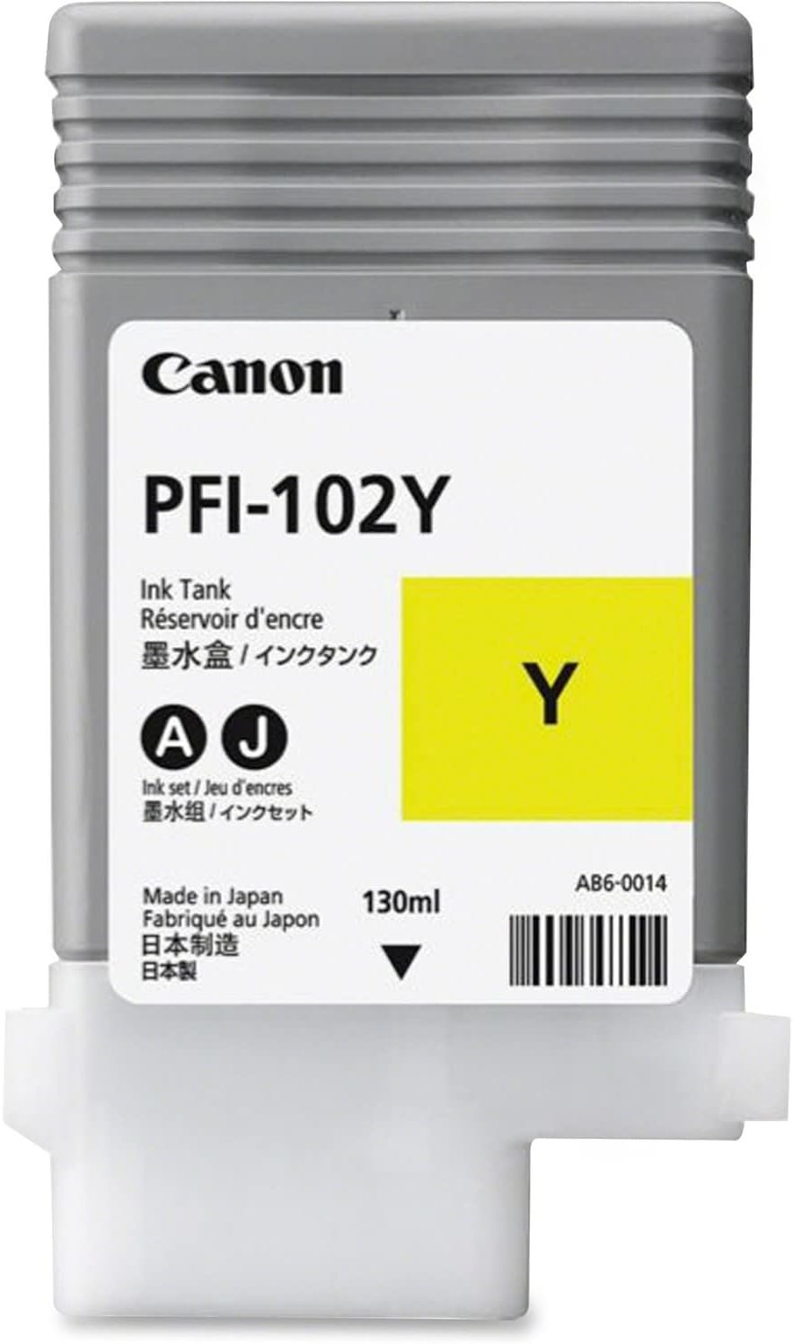 Canon LUCIA Yellow Ink Tank For IPF 500, 600 and 700 Printers - Inkjet - Yellow
