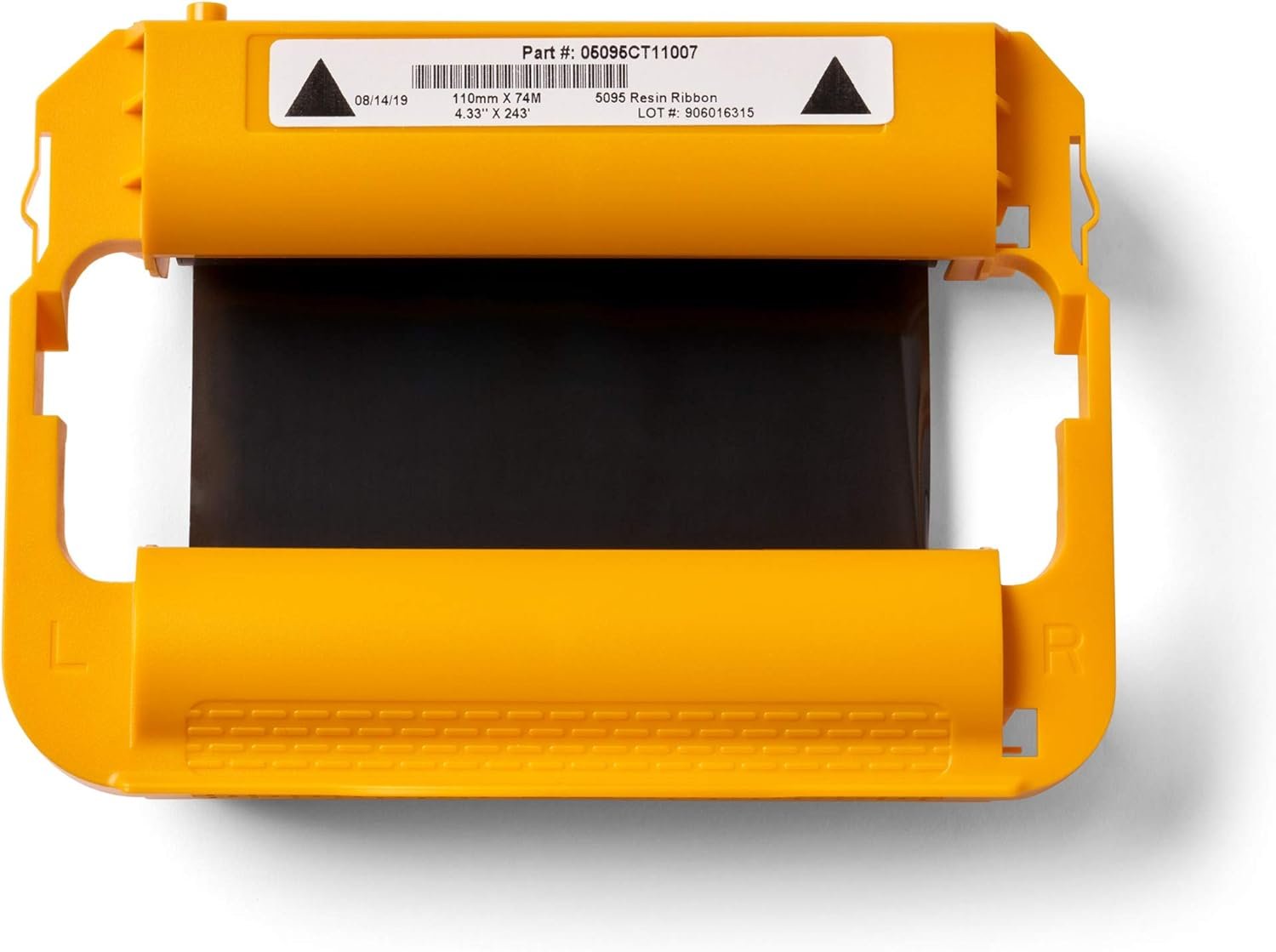 Zebra High-Performance Black Wax/Resin Ribbon Cartridge for ZD420C Thermal Transfer Desktop Printer 4.33in x 242ft 05555CT11007