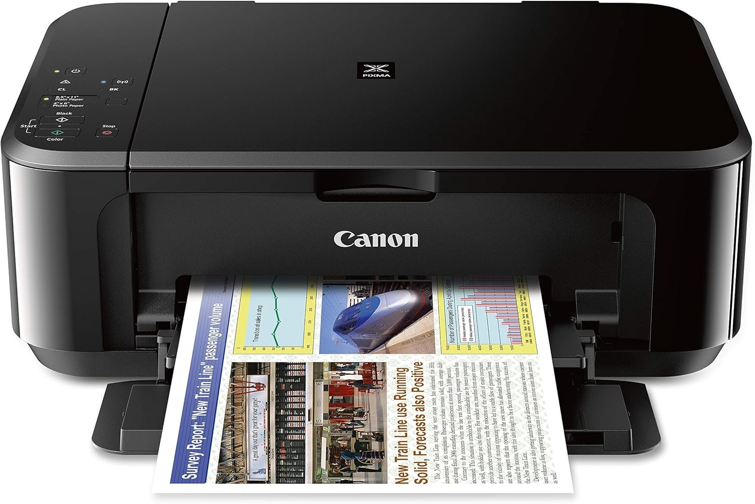 Canon PIXMA MG3620 Wireless All-In-One Color Inkjet Printer with Mobile and Tablet Printing, Black (Renewed)