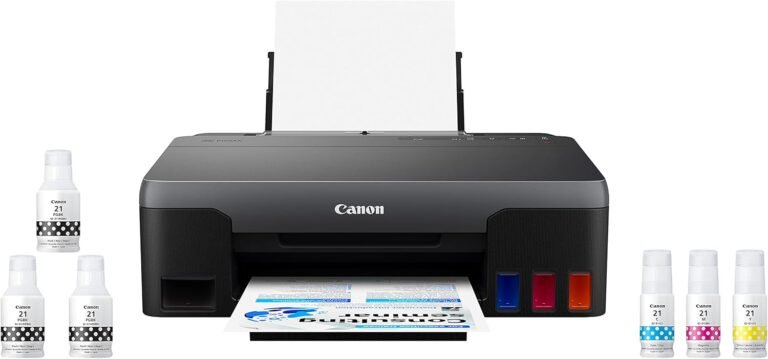 Canon PIXMA G1220 MegaTank Inkjet Printer Review: Cost-Effective Printing for Home and Office Use