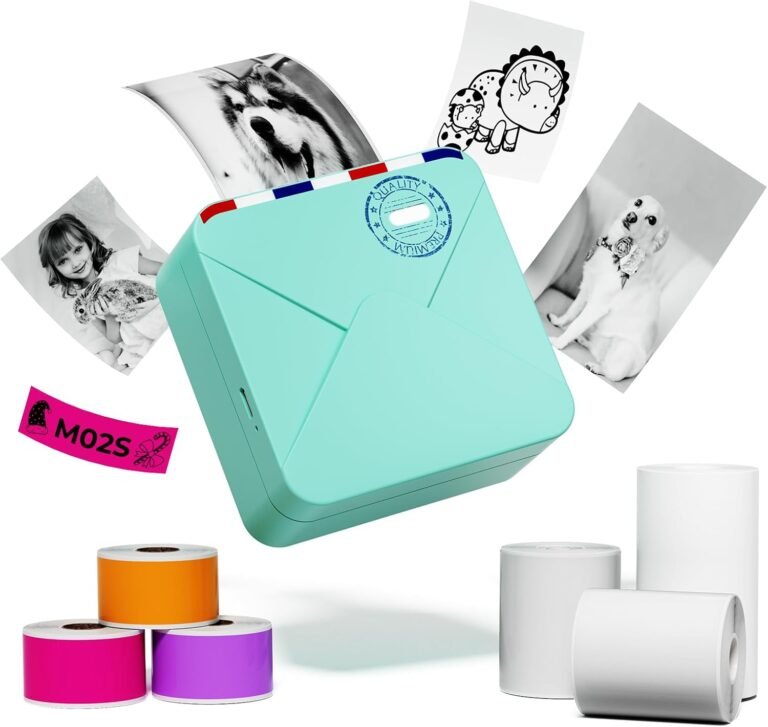 Phomemo M02S Mini Thermal Printer Review: 300dpi Bluetooth Portable for Home/Office