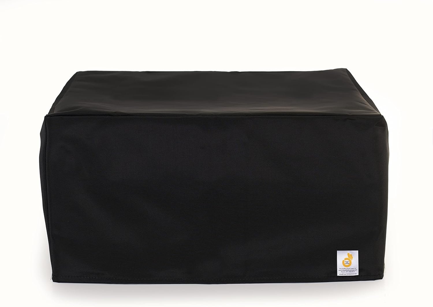 The Perfect Dust Cover, Black Nylon Cover Compatible with HP DesignJet T210 Large Format Compact Wireless Plotter Printer - 24'', Double Stitched and Waterproof Dust Cover Dimensions 39.3''W x 17.3''D x 11.2''H by The Perfect Dust Cover LLC