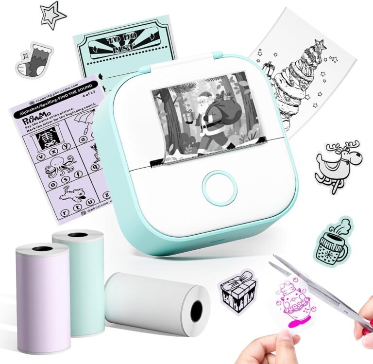 Mini Sticker Printer Review: T02-BK(1) Thermal Thermal Printer for Home, Office, and Mobile Use