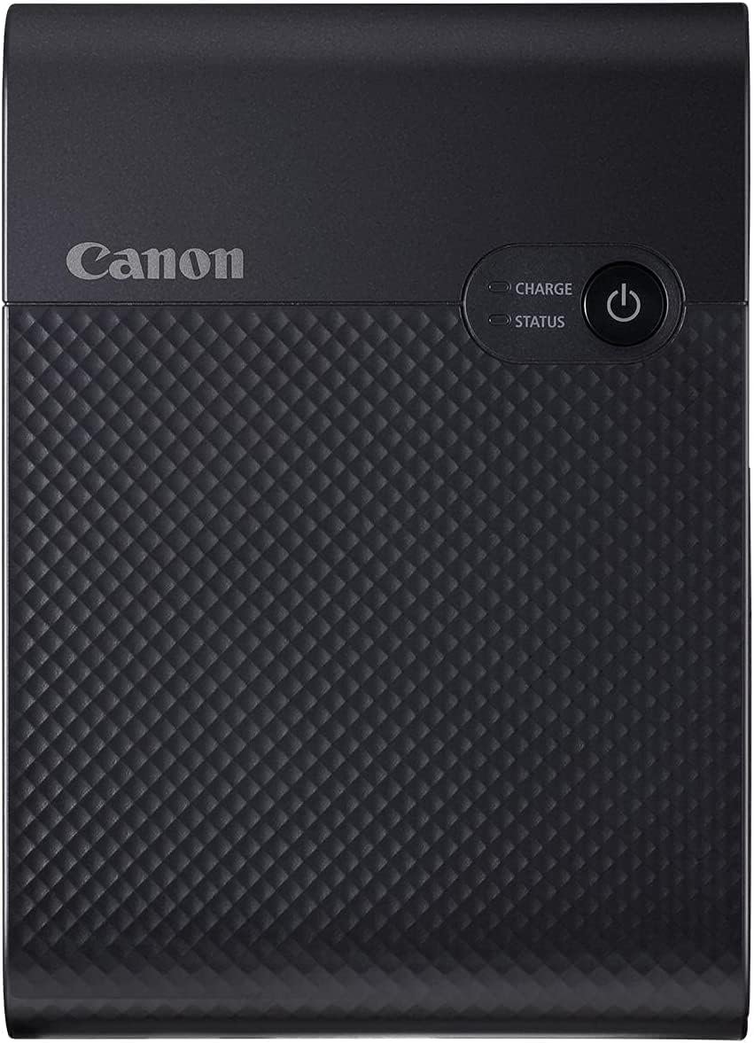 Canon SELPHY Square QX10 Portable Photo Printer, International Model (Black) (Renewed)