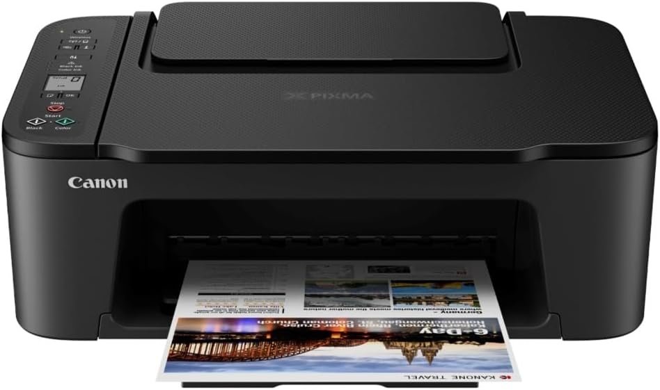 Canon PIXMA TS3720 - Wireless All-in-One Home Office Printer, Copier, Scanner, Mobile Friendly, Black
