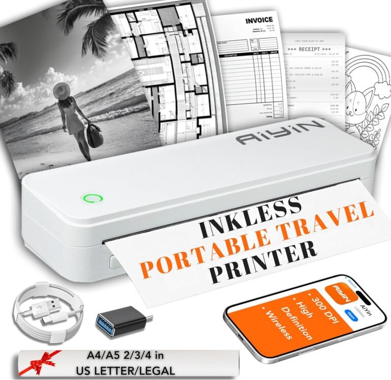 Portable Thermal Printer Review: A40 Pro for Home, Office, and Travel Use