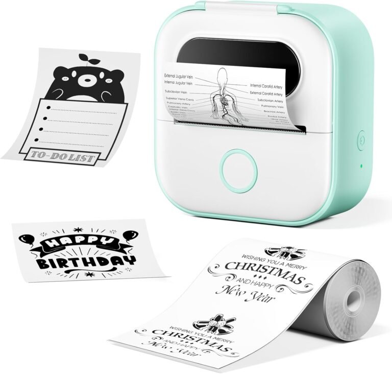 Portable Thermal Sticker Printer Review: Y02C-PK Mini Maker for Notes, Photos, and Creative Projects