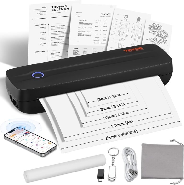VEVOR Portable Printer Review: Thermal Printing for Mobile and Home Use