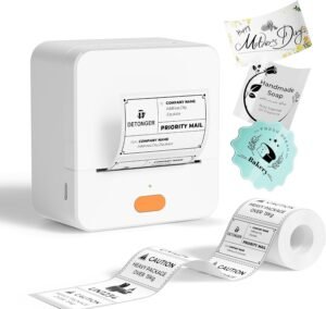 DETONGER P-1 Label Maker Review | Portable & Inkless