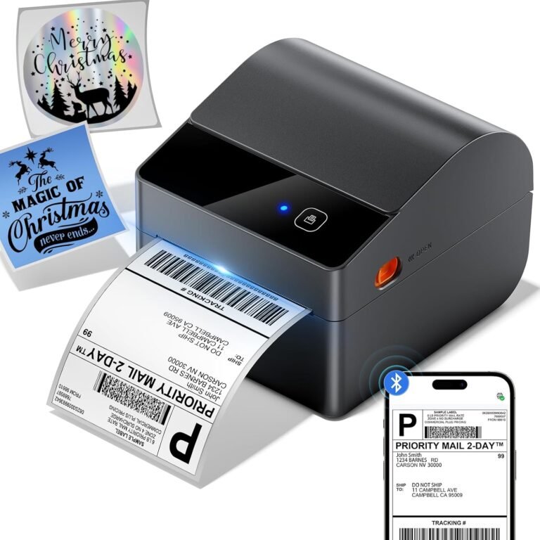 ASprink Bluetooth Shipping Label Printer 4×6: 2026 Thermal Label Printer Review for Small Businesses