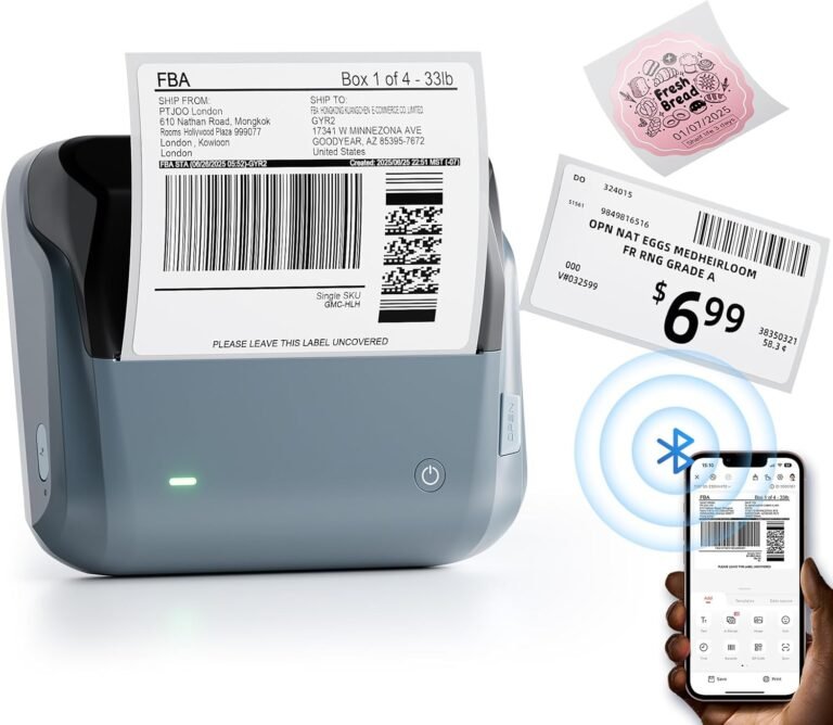 NIIMBOT B4 Thermal Label Printer Review: A Portable Solution for Small Business and Home Use