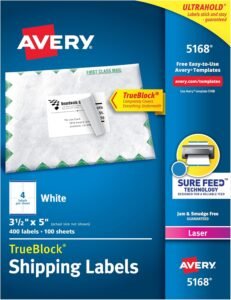 Avery 5168 Shipping Labels Review | Reliable Mailing & Shipping