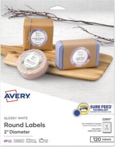 Avery 22807 Label Review | Round, Glossy & Reliable