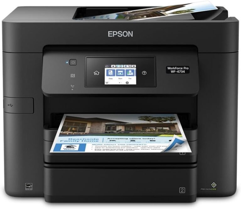 Epson WorkForce Pro WF-4734 Printer Review: High-Speed Office All-in-One