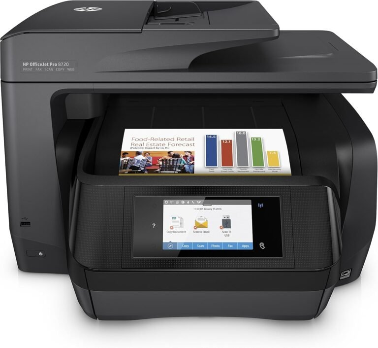 HP OfficeJet Pro 8720 Printer Review: 2026 Print Speed & Connectivity
