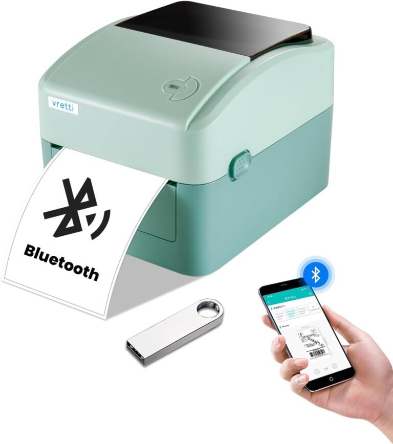 Vretti 422B-Black Shipping Label Printer Review: 4×6 Thermal Label Printing for Small Businesses