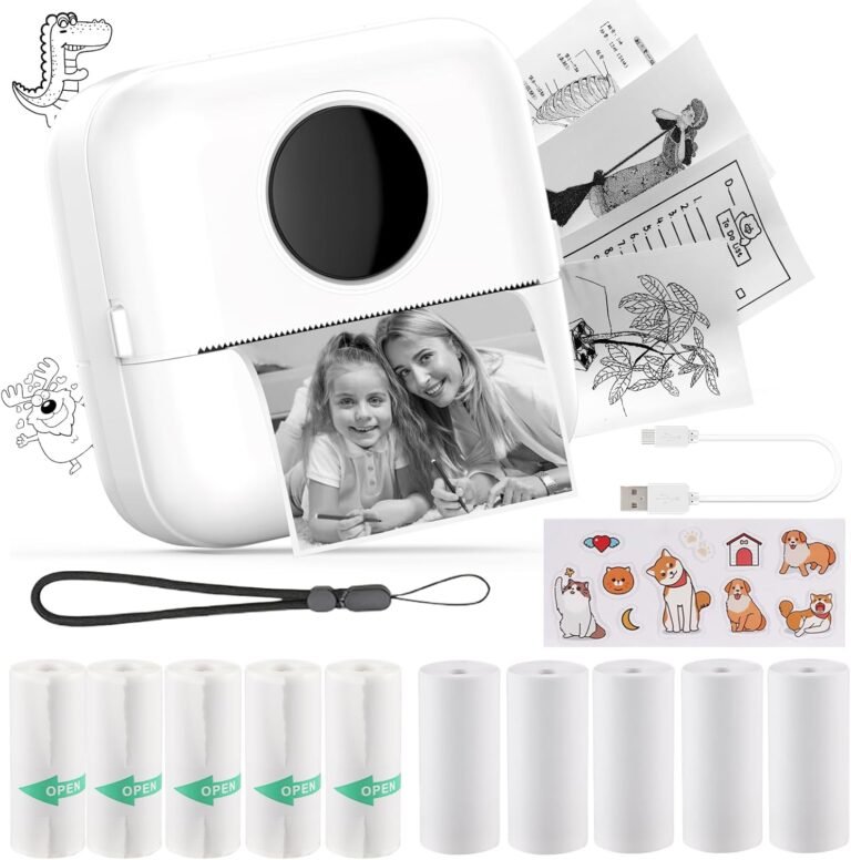 HuiJuKeJi Mini Sticker Printer Review: Thermal Printing, Bluetooth, and AI Features for 2026