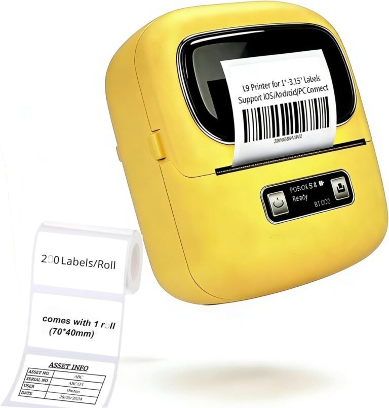 L9 Thermal Label Printer Review: 3 Inch Portable Label Maker for Home, Office, and Small Business Use