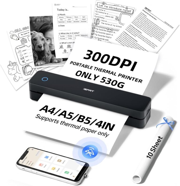 iDPRT MT610 Pro Portable Thermal Printer Review: 300DPI HD Mobile Printing for 2026