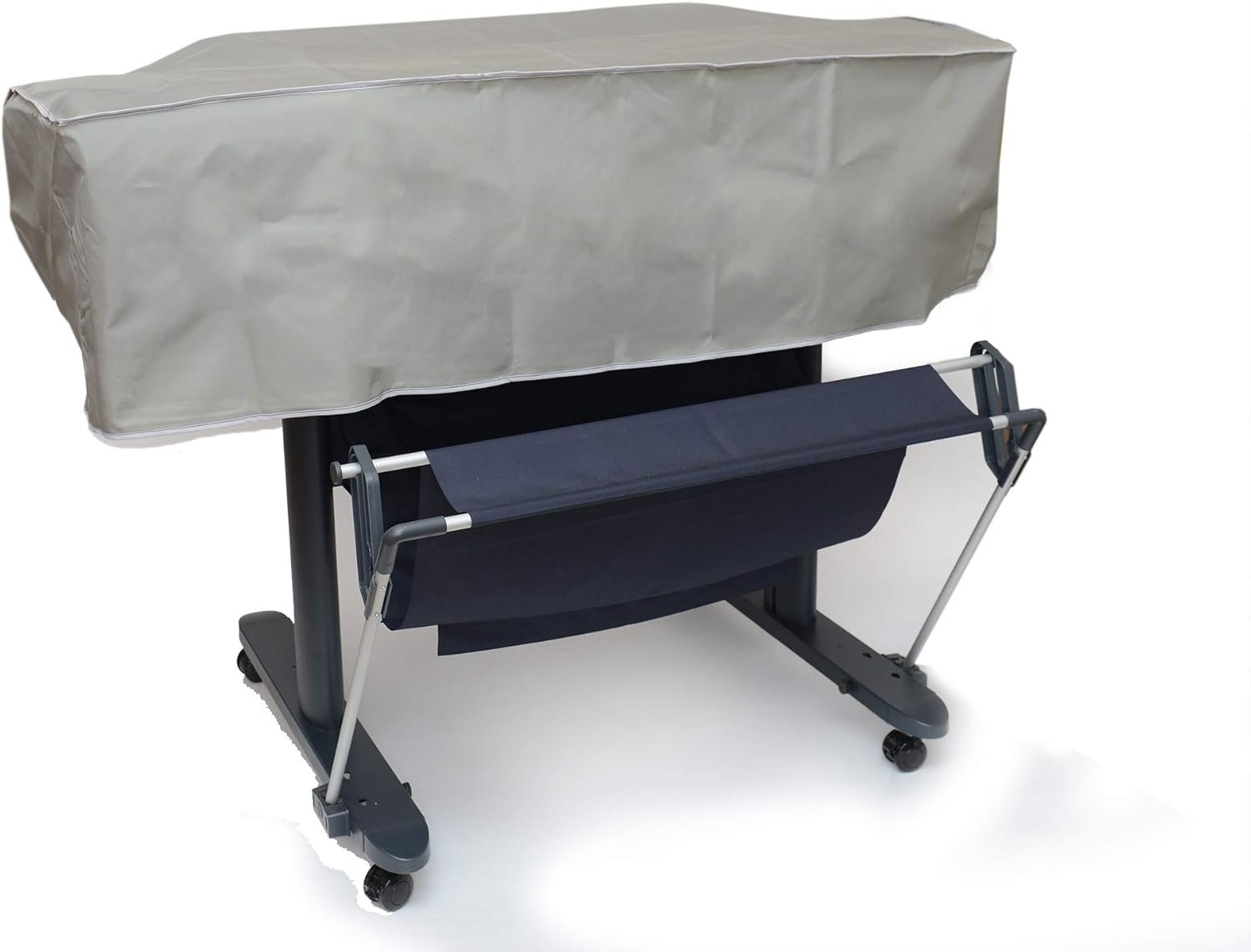 Silver Gray Nylon SHORT Cover Compatible with HP DesignJet T850 36'' Large Format Multifunction Wireless Plotter Printer, Anti Static and Waterproof Dust Cover by Perfect Dust Cover LLC