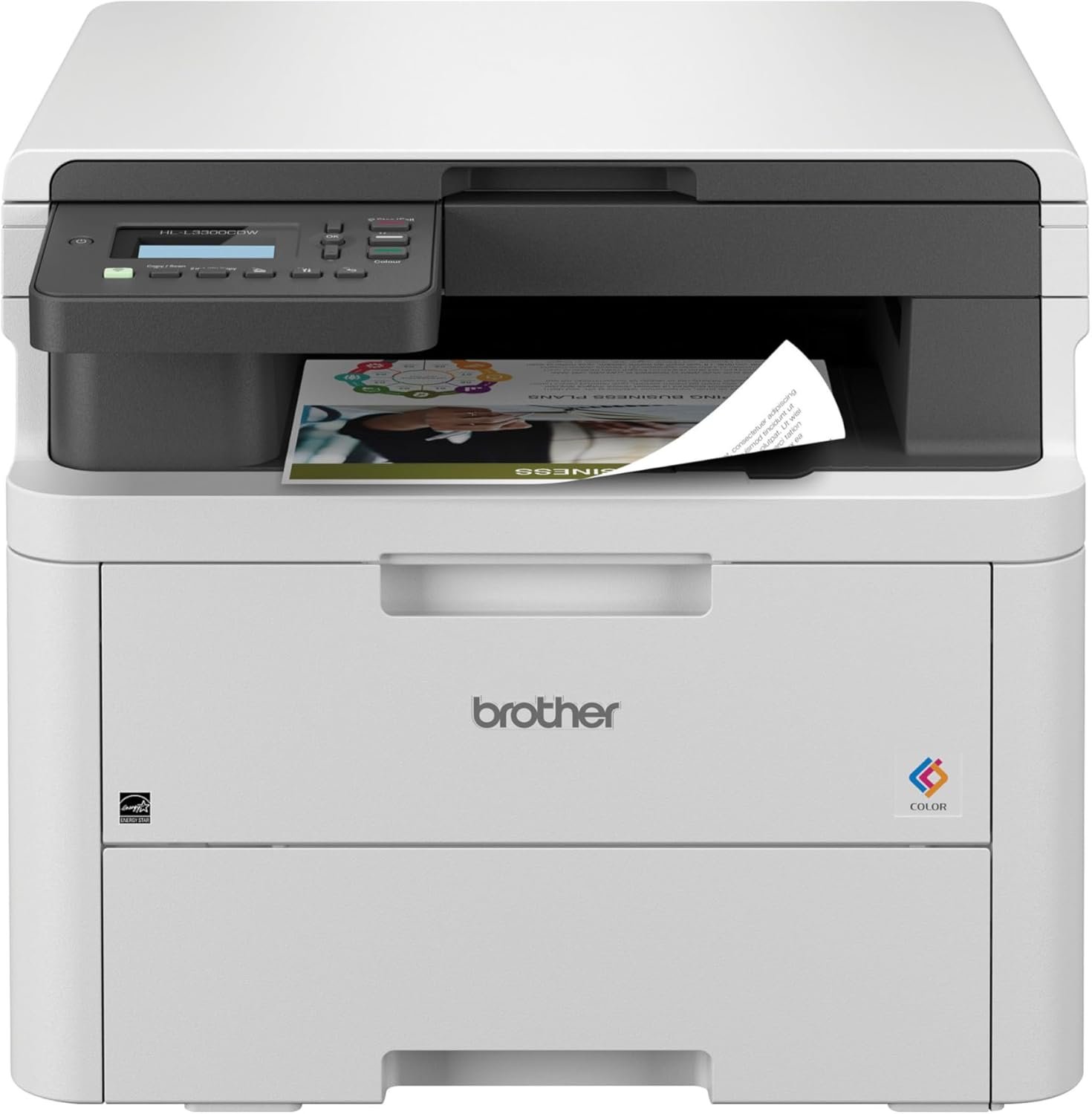 Brother HL-L3300CDW Wireless Digital Color Multi-Function Laser Printer, Copy & Scan, Duplex, Mobile | Includes 2 Month Refresh Subscription Trial ¹ Amazon Dash Replenishment Ready (Renewed Premium)