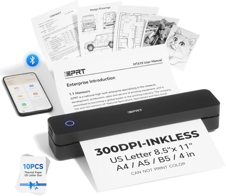 iDPRT MT610 Portable Thermal Printer Review: Wireless Printing for Travel and Mobility