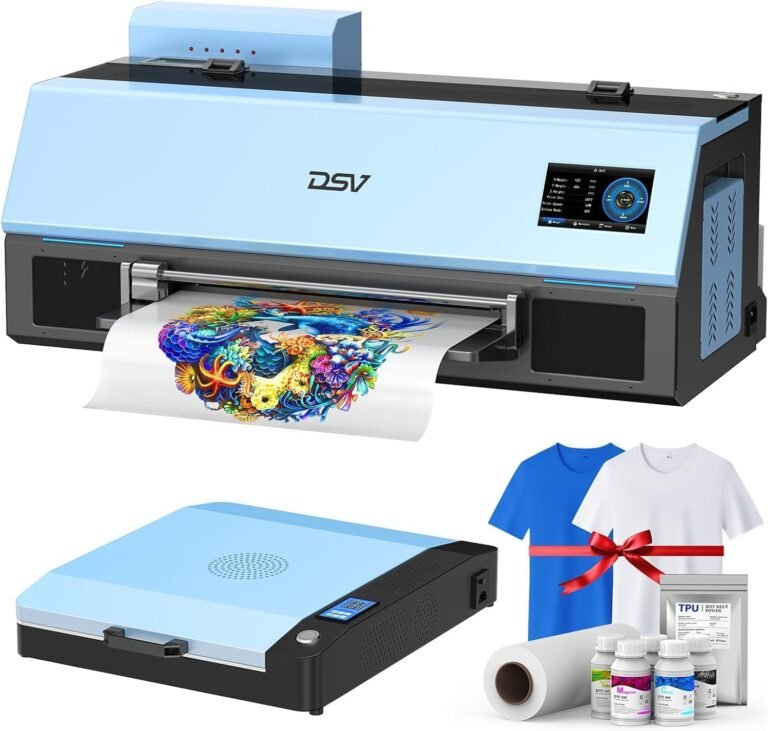 DSV A3 Plus XP600 DTF Printer Review: 2X Speed, 2880×1440 Resolution, and 2-Year Ink Supply