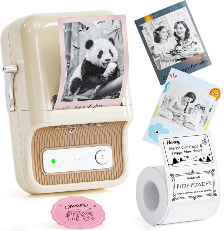 NIIMBOT B21 Pro Label Maker Review: 300DPI Thermal Printer for Home & Office