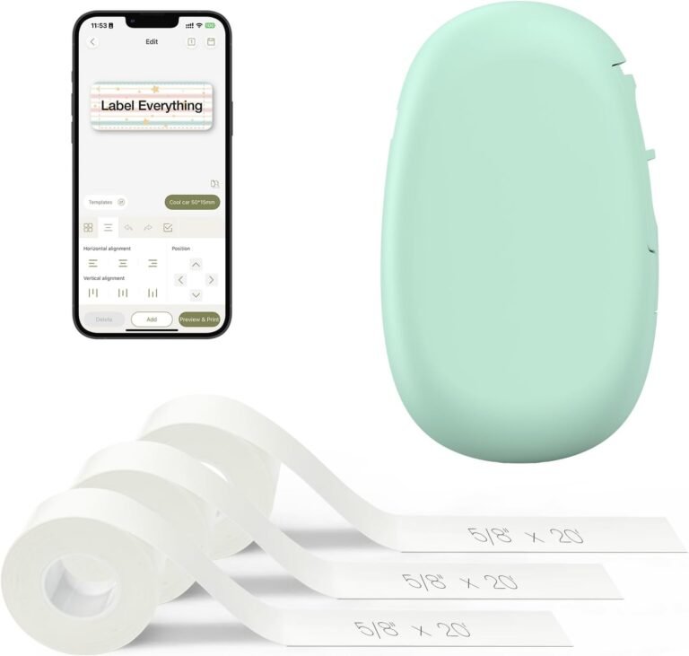 SUPVAN E10 Bluetooth Label Maker Machine Review