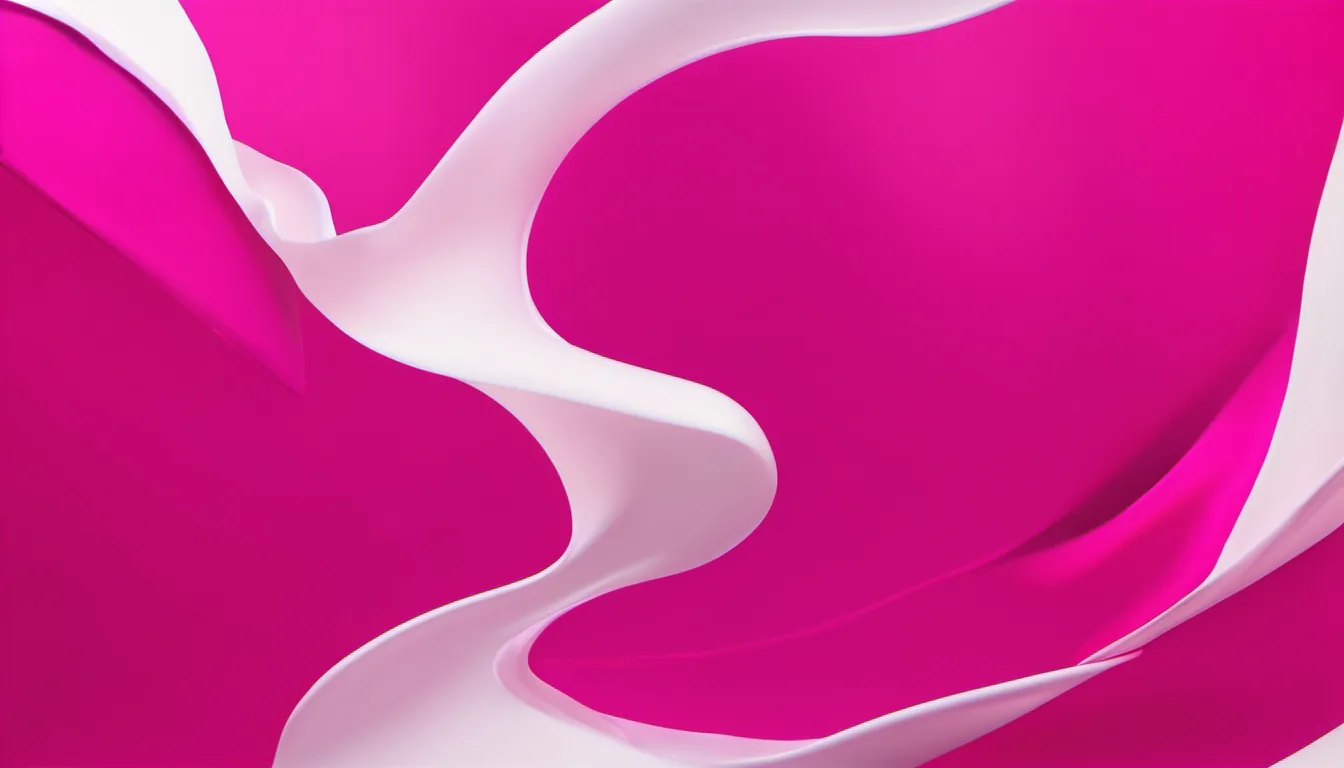 Abstract open frame illustration in magenta and pale pink on white — decorative header for Contact Printer Quest