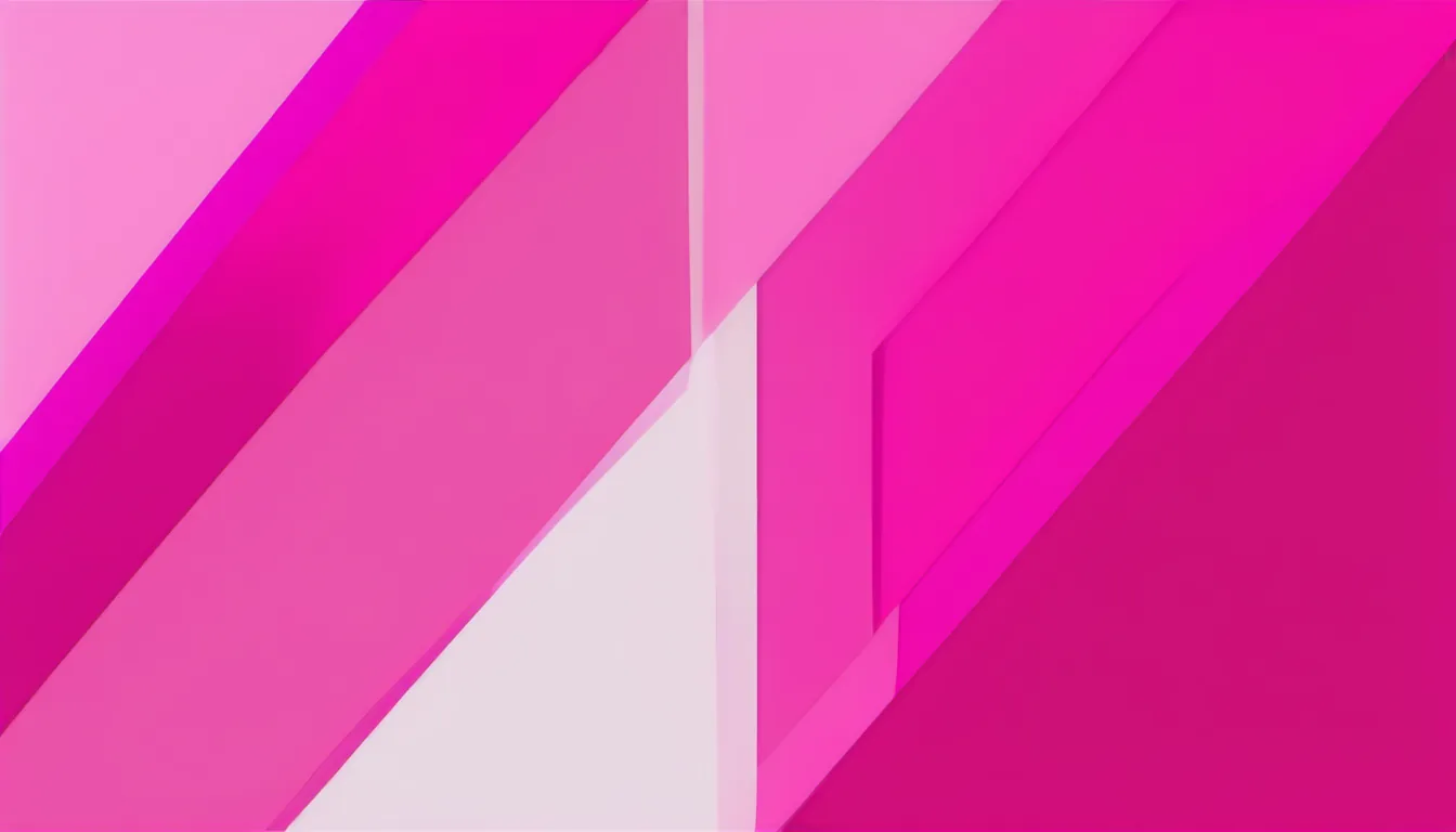 Abstract paired bands illustration in magenta and pale pink on white — decorative header for Laser Printer Reviews, from the Spec Sheet