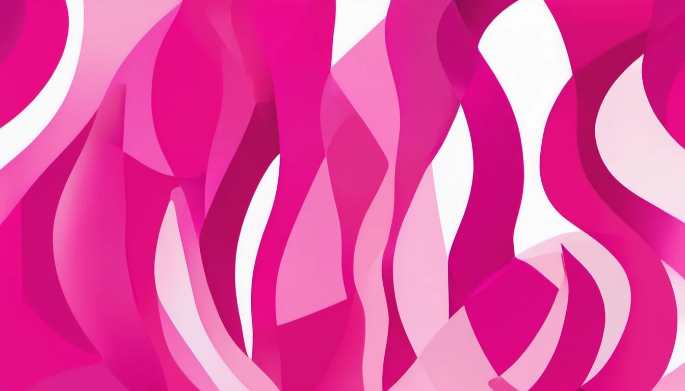 Abstract narrowing funnel illustration in magenta and pale pink on white — decorative header for Printer Finder: Match a Printer to What You Print